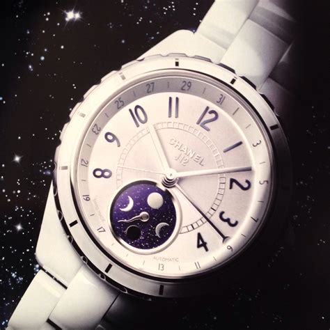 chanel moonphase watch price|Chanel j12 chronograph watch.